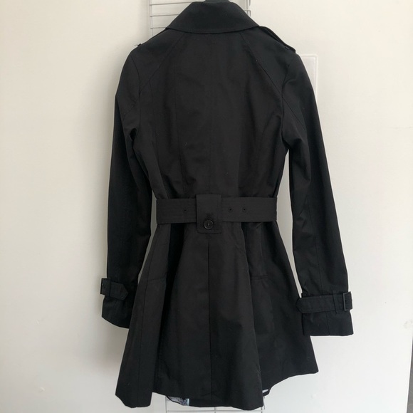 7 for all mankind Trench Coat With Floral Lining - Picture 4 of 8